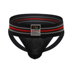 2 Pack Men's Supportive Fit Comfy Waistband Anti-Chafing Stretch Jockstrap