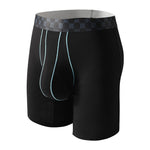 2 Pack Men's Solid Color Anti-Chafing Comfy Waistband Stretch Fit Midway Briefs