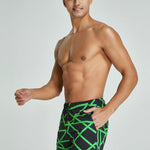 Men's Vibrant Graphic Odor-Control Comfy Waistband Casual Board Shorts