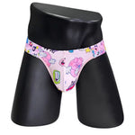 2 Pack Men's Cartoon High-Cut Breathable Bikini