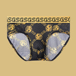 4 Pack Men's Soft & Thin Cooling Touch Playful Prints Briefs