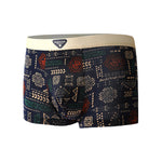 4 Pack Men's Ice Silk Antibacterial Breathable Seamless Comfort Trunks