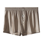 4 Pack Men's Premium Satin Loose-Fit & Breathable Cooling Home Shorts