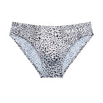 3 Pack ALLMIX Men's 3D Pouch Sexy Leopard Print Ice Silk Briefs