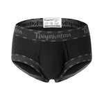 Men's Threaded Fabric Pouch Trunks With Fly