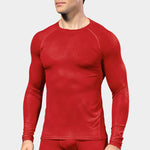 Men's Moisture-Wicking Lining No-Roll Waistband Full Coverage Activewear Tops & Tights