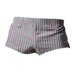 2 Pack Men's Breathable Cotton Classic Pinstripe Home Shorts