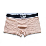 3 Pack Men's Lace Mesh Quick-Drying Breathable Solid Color Trunks