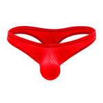 3 Pack Men's Large Enhancing Pouch & Solid Color Low-Rise Thongs