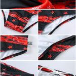 Mens Swimwear Printed Summer Swim Briefs