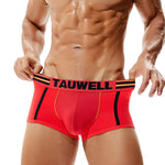 2 Pack Men's Low-Rise Cotton Breathable Trunks Suitable for Sports