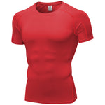 Men’s Simple Tight Short Sleeve