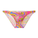 4 Pack Men's Quick-Dry & Slim-Fit Sheer Mesh Print Briefs