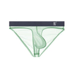 Men's Ultra-Soft Seamless Nylon Briefs Breathable Cooling Fit