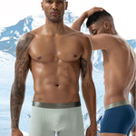 3 Pack Men's Solid Color Lightweight Comfortable Breathable Seamless Trunks