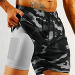 Men's Movement-Friendly Double-Layer Casual Board Shorts