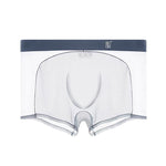 Men's Sheer Elegance Mesh Panels Breathable One-Piece Seamless Trunks