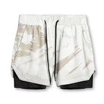 Men's Outdoor Sport Quick-Dry Breathable Double-Layer Activewear Shorts