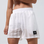 Men's Mesh-Lined Double-Layer Sports Fitness Breathable Sweat-Wicking Quick-Dry Shorts
