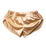 2 Pack Men's Home Loose-Fit Solid Color Seamless Smooth Boxers