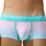 Men’s Spliced Lines Trunks in Ombre