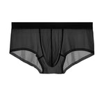 4 Pack Men's Moisture-Wicking Ice Silk Breathable Stretch Fit Trunks