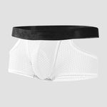 3 Pack Men's Breathable Mesh Lightweight & Airy Supportive Fit Trunks