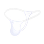 2 Pack Men's Seamless Semi-Transparent Thongs