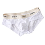 4 Pack Men's Ice Silk Antibacterial U-Convex Pouch Briefs