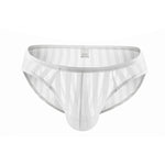3 Pack Men's Sexy Striped Sheer Mesh Bikini