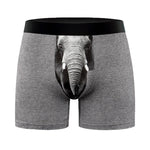 4 Pack Men's Digital Print Comfortable & Breathable Stretch Fit Boxer Briefs