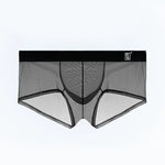 Men’s Sheer Mesh Trunks with U-Shaped Support Pouch