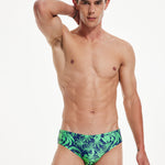 Vibrant Quick-Dry Swim Briefs for Men
