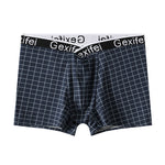 3 Pack Men's Low-Rise V-Shape Waistband Trendy Loose Fit High-Stretch Trunks