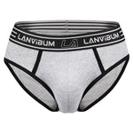 Men’s Spliced Color Pouch Briefs