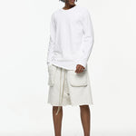 Men's High-Quality Long Sleeve Oversized & Skin-Friendly  Solid Color Loungewear Tops