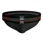 2 Pack Men's High-Stretch Rainbow Sports Comfort Bikini