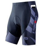 Men's Quick-Dry Print & Side Pockets Outdoor Cycling Activewear Tights