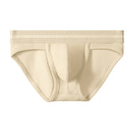 2 Pack Men's Waffle-Knit Cotton Separable Scrotum Support Briefs