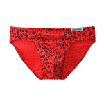 3 Pack Men's High Stretch Leopard Style Sexy Low-Rise Briefs