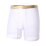 3 Pack Men's Ice Silk Mesh Solid Color Seamless Comfort Boxer Briefs