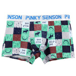 4 Pack Men’s Checkered Pattern Cotton Trunks
