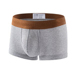 2 Pack Men's Mid-Rise Ultra Soft Premium Cotton Comfy Waistband Trunks