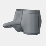 3 Pack Men's Ice Silk Dual Pouch Cooling Breathable Lightweight Trunks