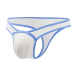 4 Pack Men's Low-Rise Breathable Mesh Lightweight Sexy Thongs