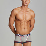 3 Pack Men's Low-Rise Premium Cotton Seamless Comfort Stretch Fit Trunks