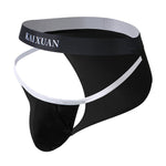 3 Pack Men's Sexy High-Cut 3D U-Pouch & Breathable Bikini