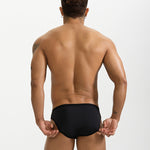 2 Pack Men's U-Pouch Design Metal-Clasp Thin Briefs