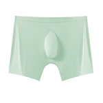 4 Pack Men's Seamless Ice Silk Quick-Dry U-Pouch Cooling Touch Boxer Briefs