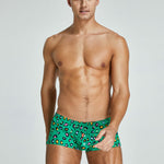 2 Pack Men's Breathable Cotton Printed Low-Rise Seamless Comfort Trunks